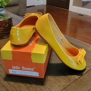 Jelly Beans Yellow Flats.  Size 1.